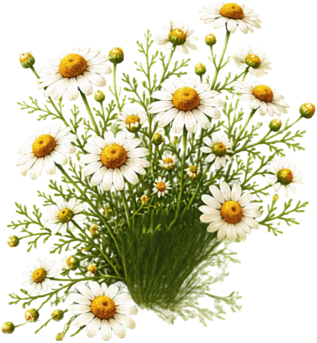 Chamomile botanical illustration