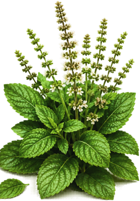 Country balm botanical illustration