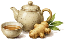 Ginger botanical illustration
